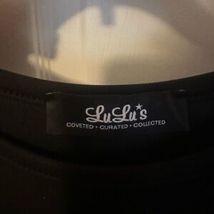 Lulu's Elegant Black Dress